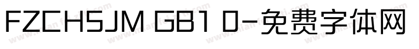 FZCHSJM GB1 0字体转换
